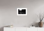 parallel paths monochrome railroad wall art photography