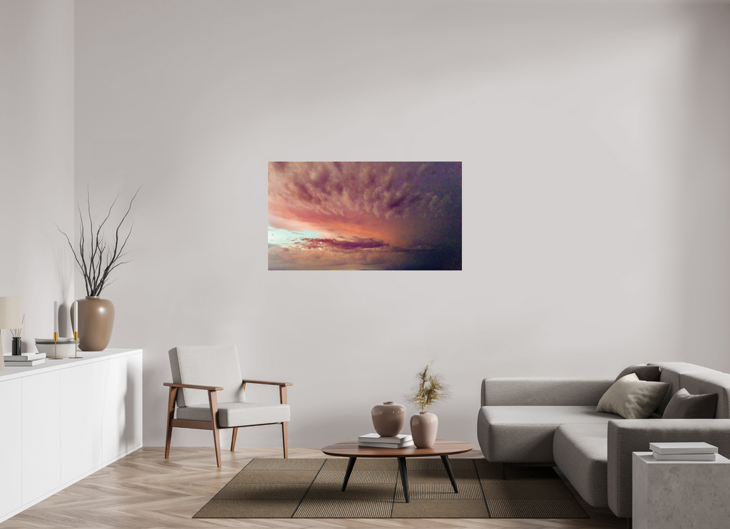 july horizon dramatic sunset coastal wall art photography