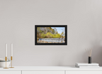 nature's cascade serene river landscape wall art photography