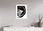 17 x 23.8″, Changeable Magnetic Frame Monochrome Vortex monochrome Vortex fine art print