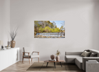 nature's cascade serene river landscape wall art photography