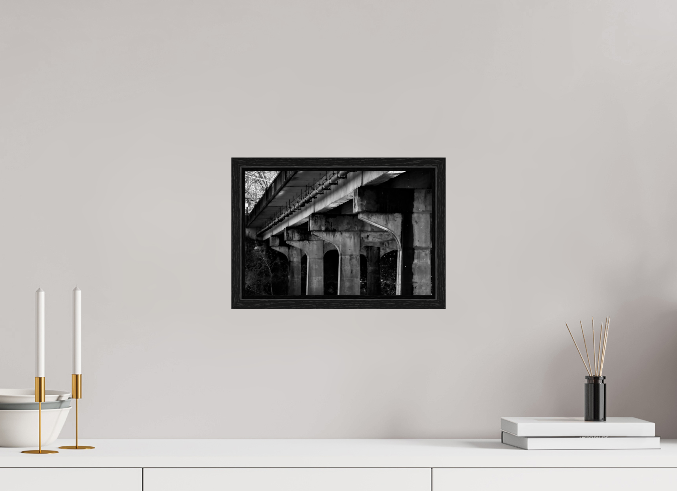 12 x 8″, Floater Frame Shadowed Structure