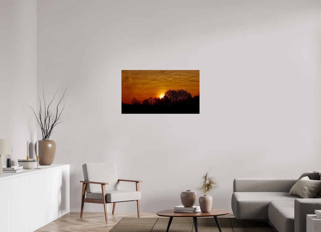 sunset silhouette dramatic coastal wall art photography