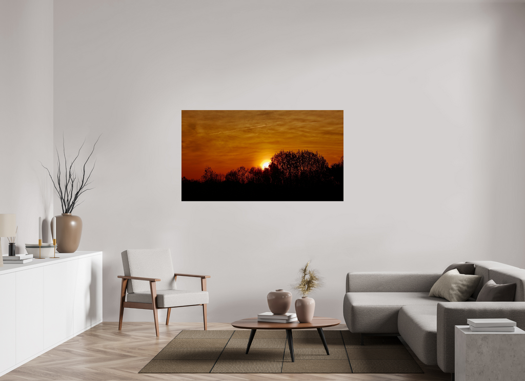 sunset silhouette dramatic coastal wall art photography