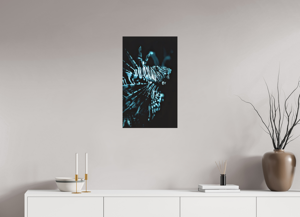 silent sovereign lionfish underwater fine art photography