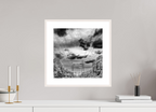14 x 14.4″, Changeable Magnetic Frame Powers of Contrastblack and white fine art print