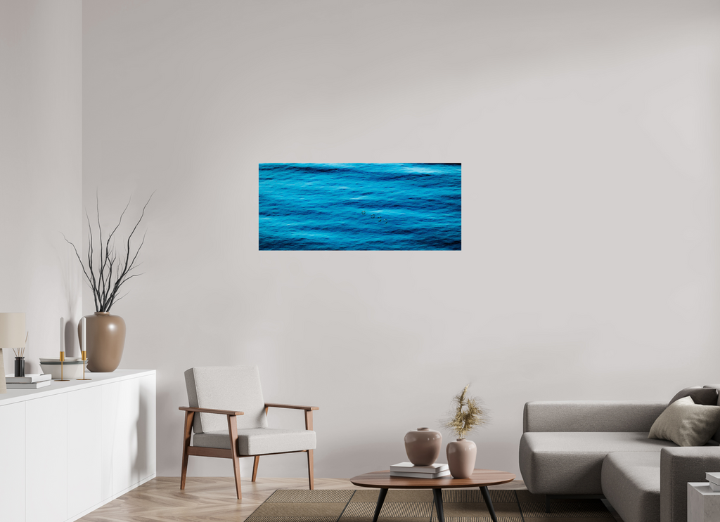 46.3 x 20″, Photo Print On Fuji Crystal DP II Ocean Whispers minimalist ocean photography print