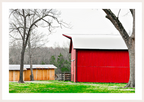 A Countryside Print Serene Rustic Landscape Wall Art