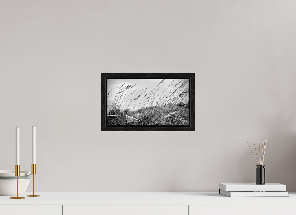 12 x 6.8″, Floater Frame Whispering Sea Oats