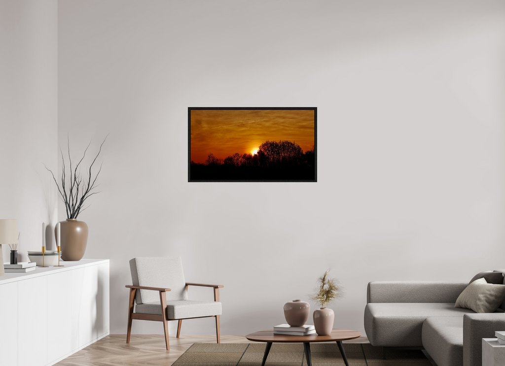 sunset silhouette dramatic coastal wall art photography