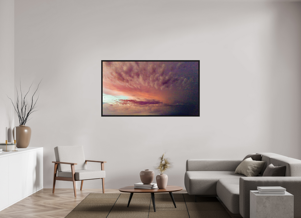 july horizon dramatic sunset coastal wall art photography