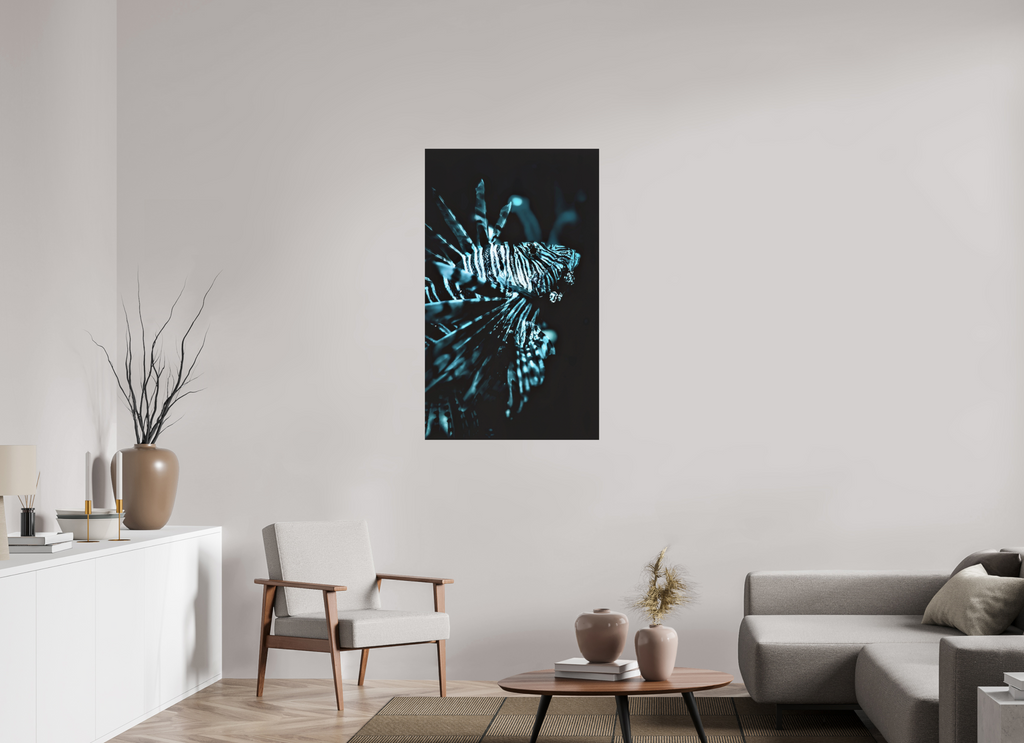 silent sovereign lionfish underwater fine art photography