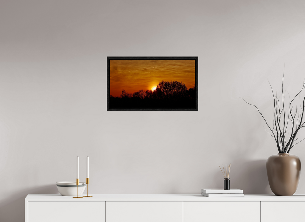 sunset silhouette dramatic coastal wall art photography