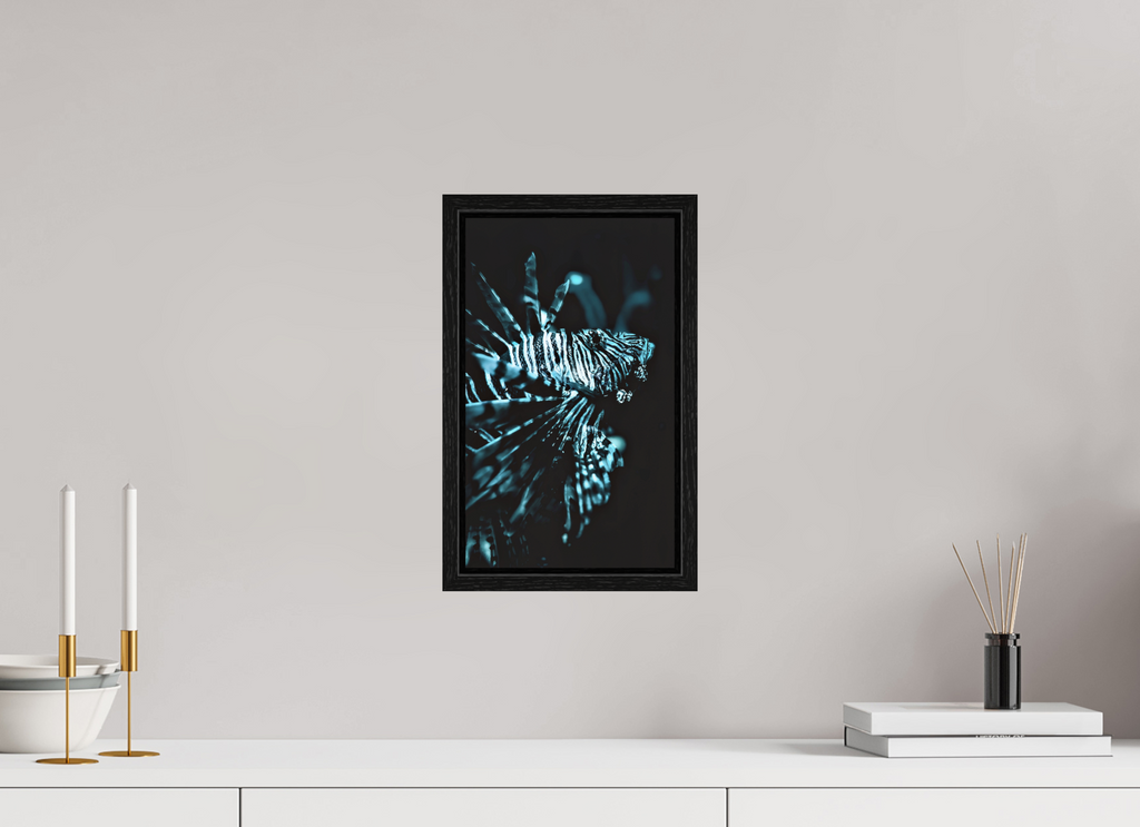 silent sovereign lionfish underwater fine art photography