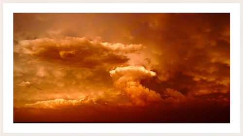 Main image Crimson Horizon fine art storm photograph