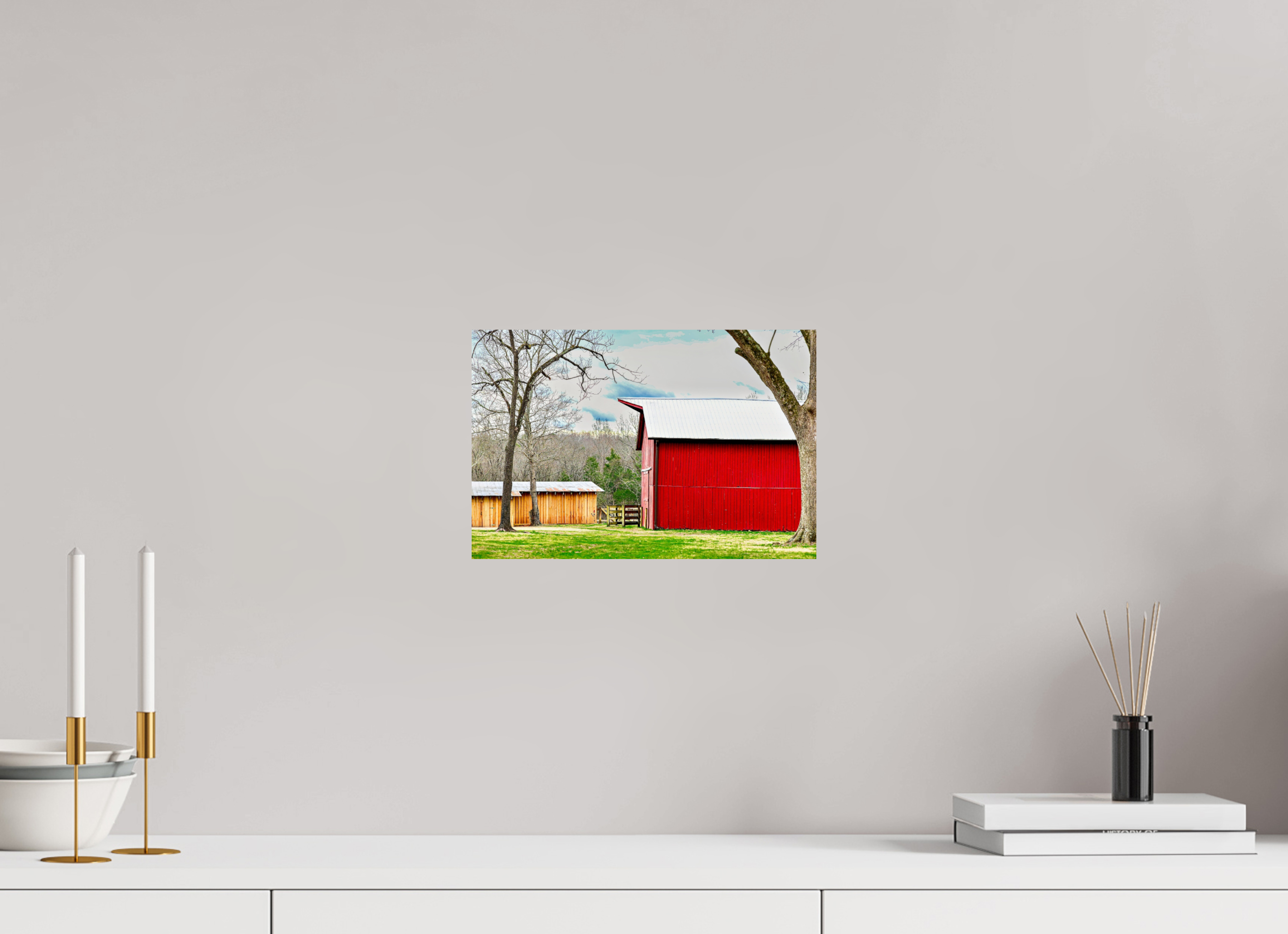 12 x 8″, Photo Print On Fuji Crystal DP II A Countryside Print