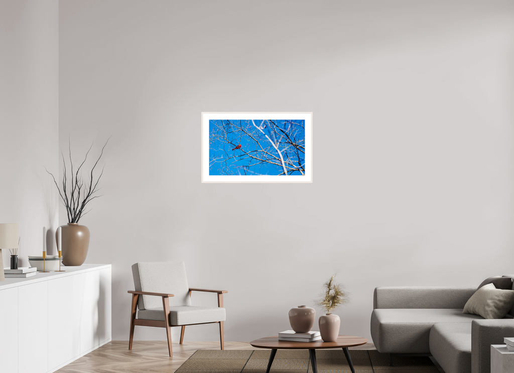 Brilliant Red Bold Contemporary Abstract Wall Art