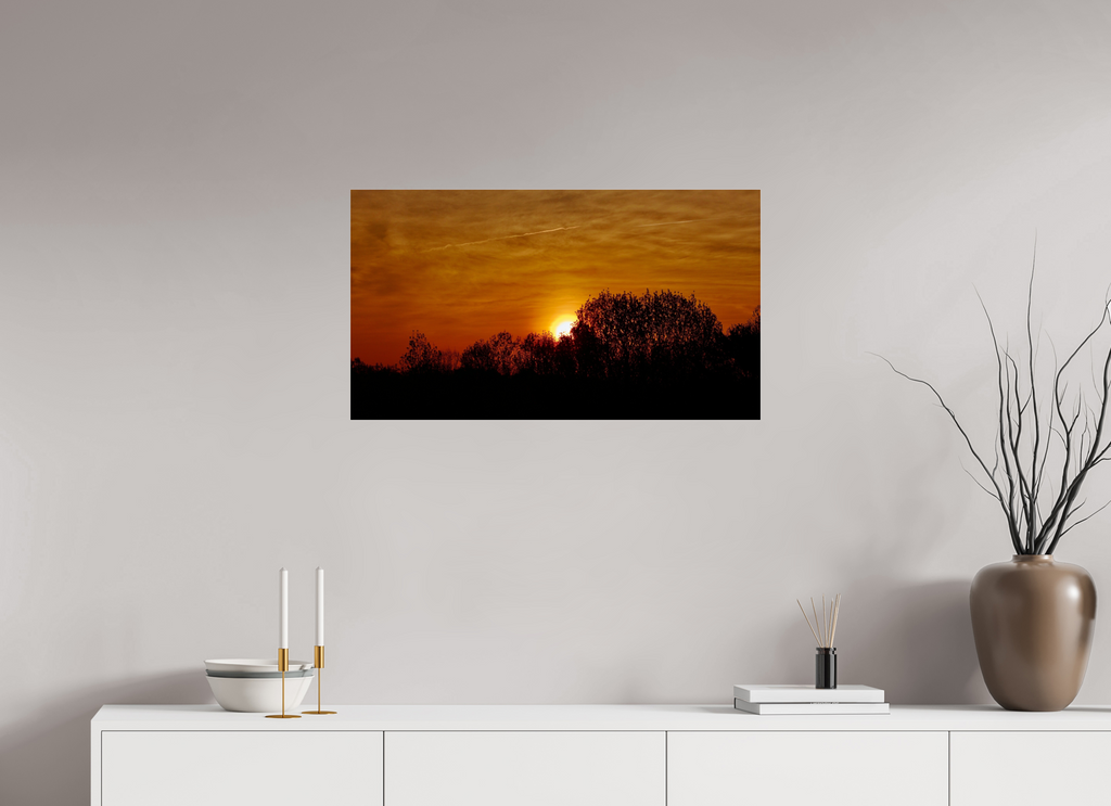 sunset silhouette dramatic coastal wall art photography