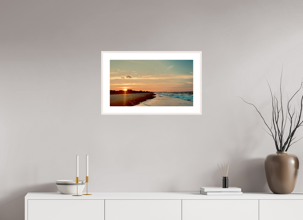 24 x 13.5″, Changeable Magnetic Frame Golden Hour Glow