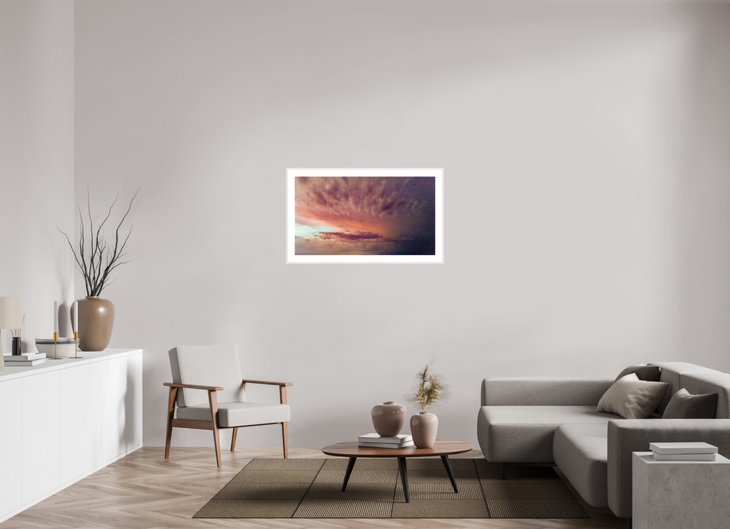 july horizon dramatic sunset coastal wall art photography