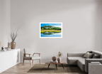 41.8 x 27″, Changeable Magnetic Frame Serene Marsh Landscape Fine Art Photography Print