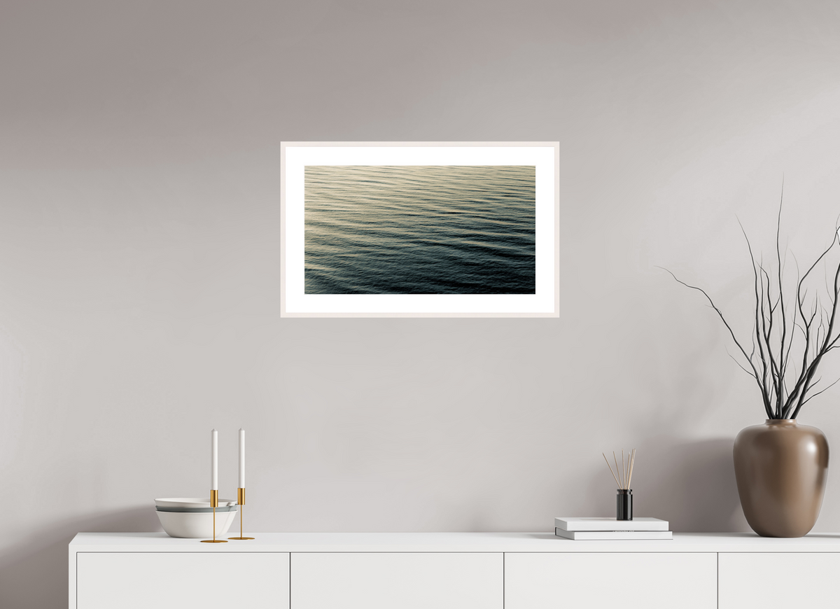 24 x 13.5″, Changeable Magnetic Frame Nordic Tide fine art print ocean waves