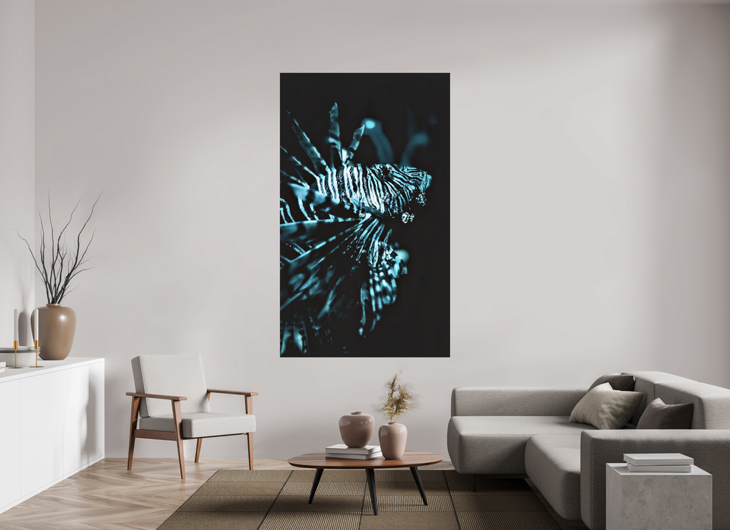 silent sovereign lionfish underwater fine art photography