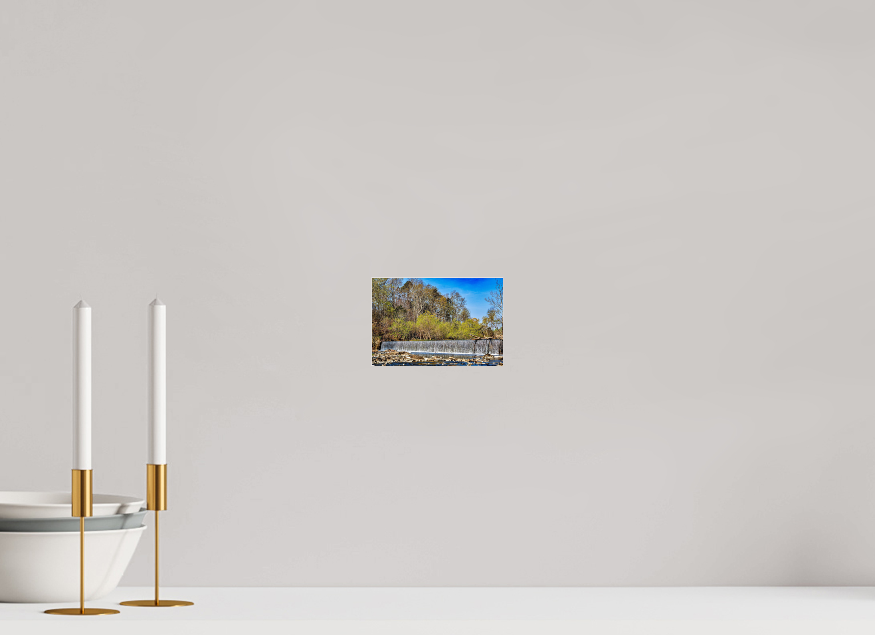 6 x 4″, Photo Print Under Acrylic Glass Nature’s Cascade