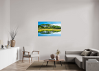 48 x 31″, Photo Print Under Acrylic Glass Serene Marsh Landscape Fine Art Photography Print
