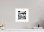 8.5 x 8.7″, Changeable Magnetic Frame Powers of Contrastblack and white fine art print