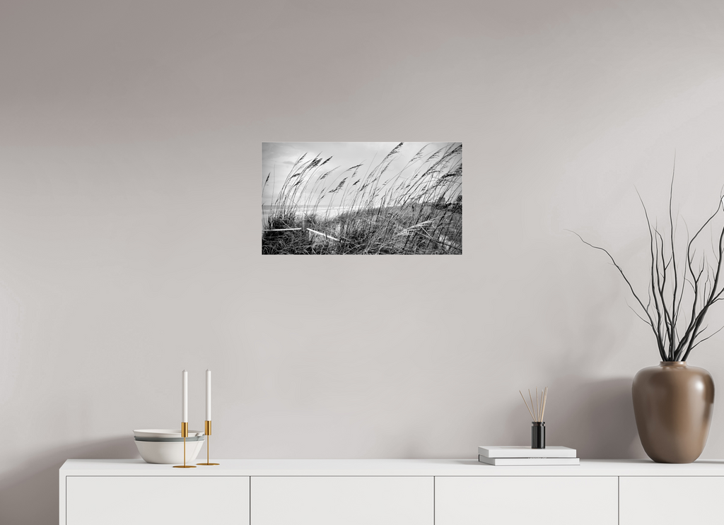 24 x 13.5″, Photo Print Under Acrylic Glass Whispering Sea Oats