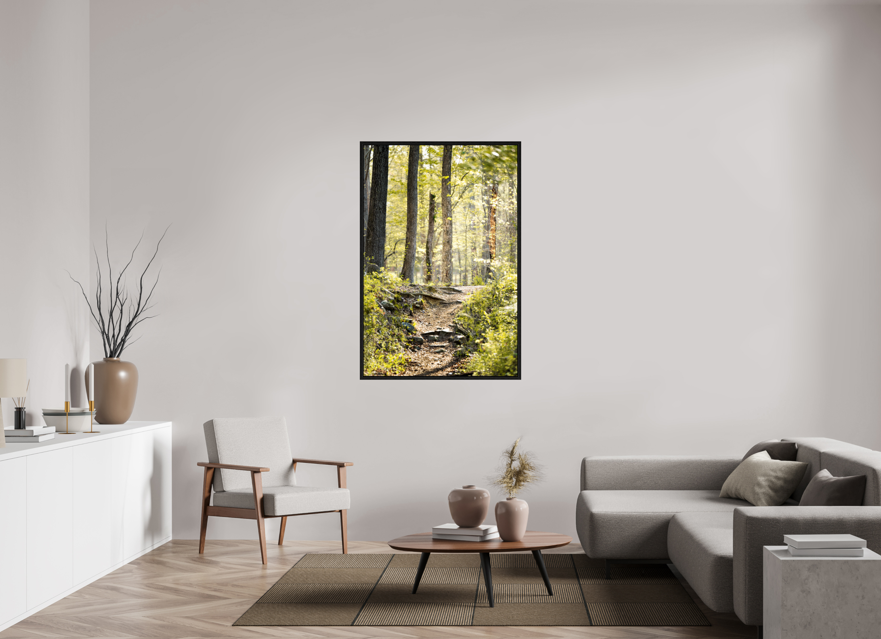 36 x 54″, Floater Frame Morning Light