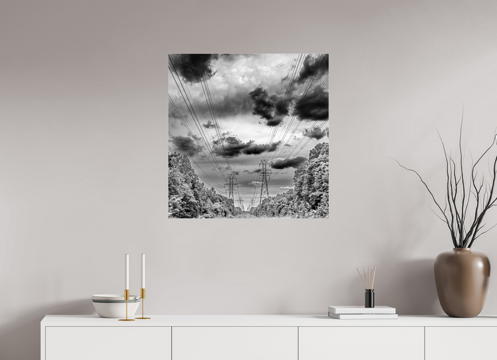 28 x 28.8″, Photo Print Under Acrylic Glass Powers of Contrast black and white fine art print