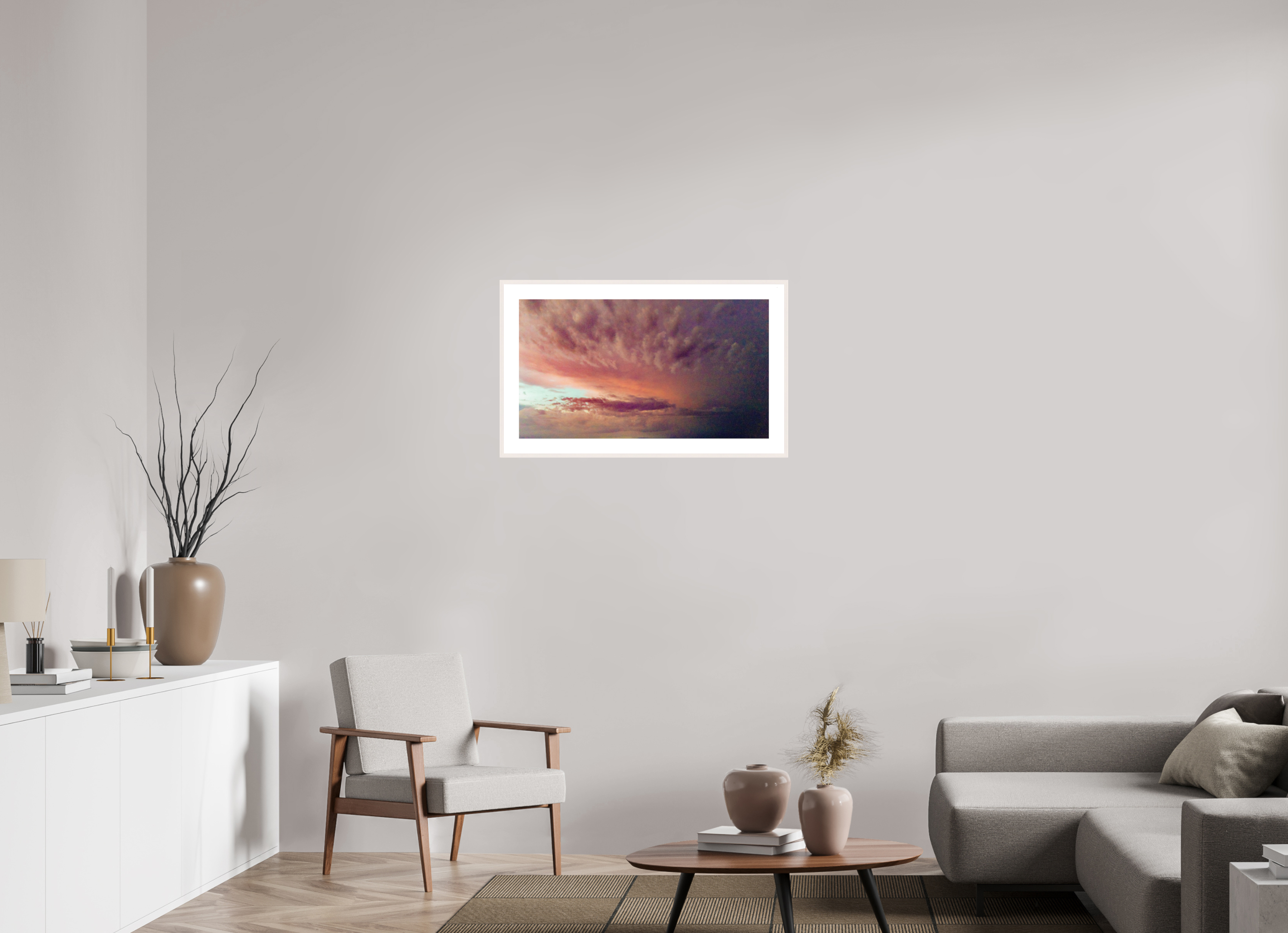 32 x 18″, Changeable Magnetic Frame July Horizon