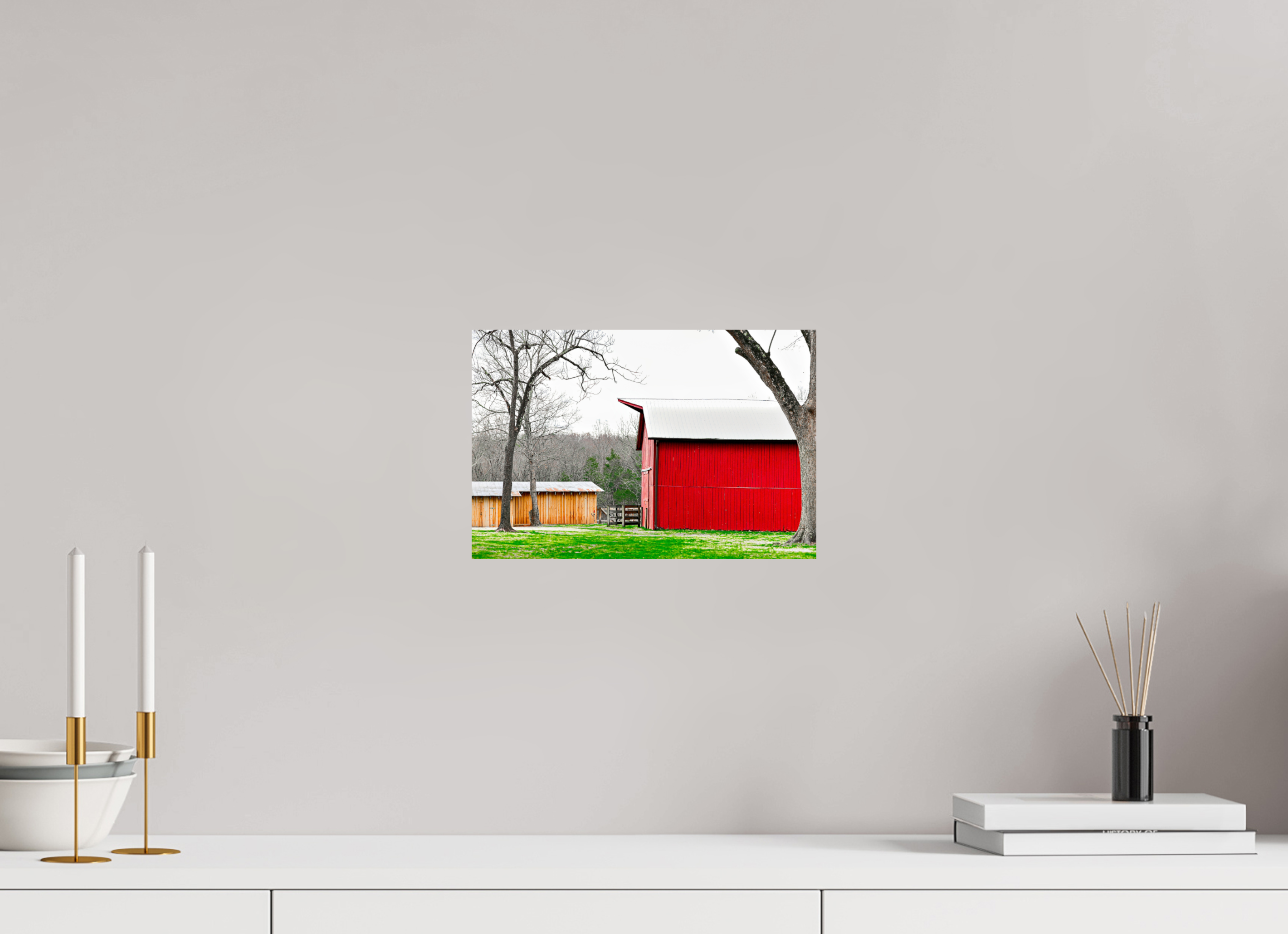 12 x 8″, Photo Print On Fuji Crystal DP II A Countryside Print