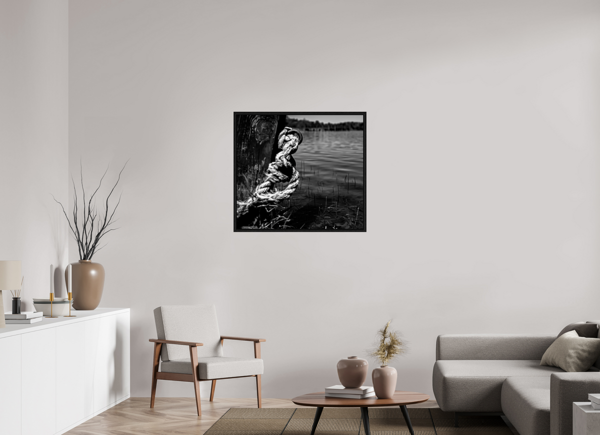 34.4 x 31″, Floater Frame Nautical
