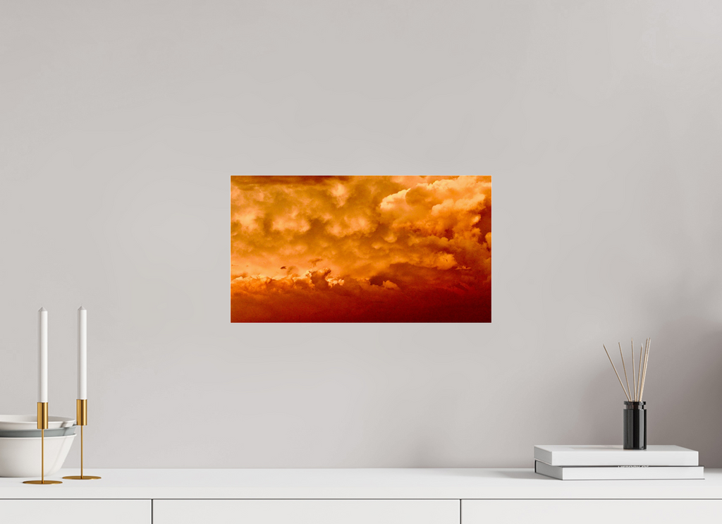 16 x 9″, Photo Print Under Acrylic Glass Golden Inferno golden inferno fine art photograph