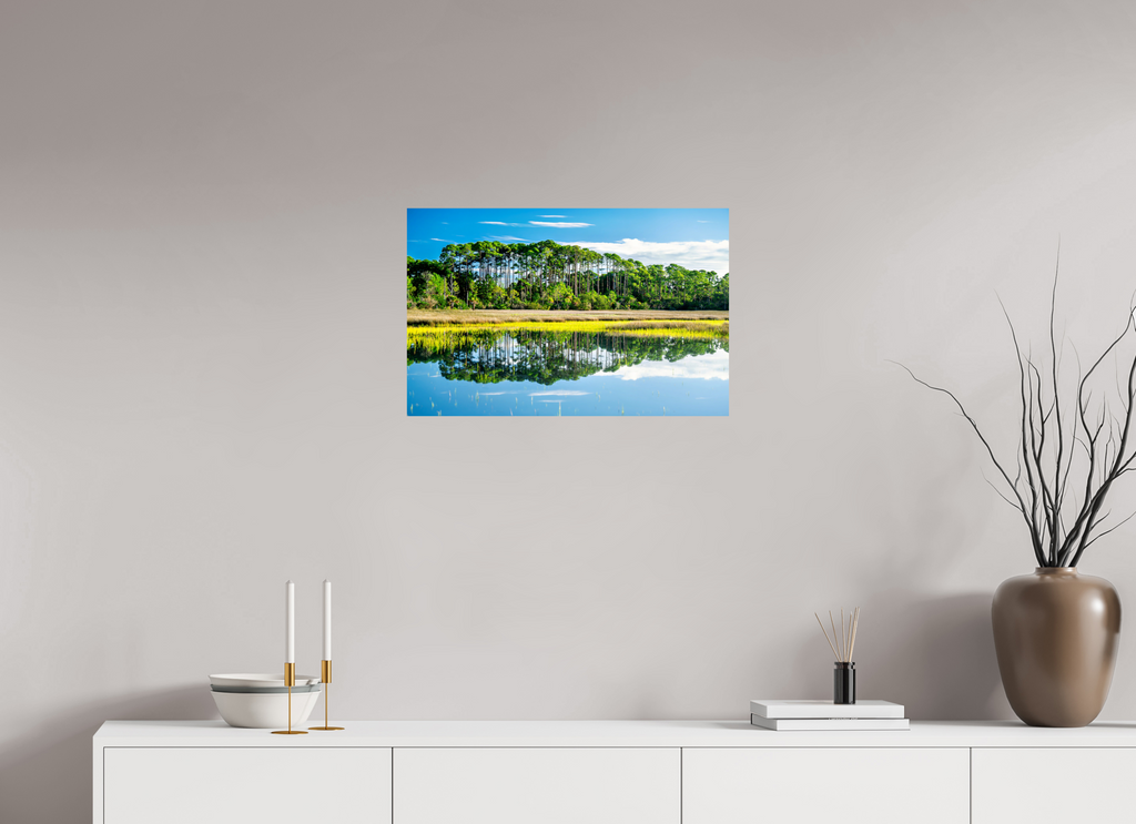 24.8 x 16″, Photo Print On Fuji Crystal DP II Serene Marsh Landscape Fine Art Photography Print