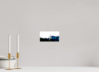 7.7 x 4″, Photo Print Under Acrylic Glass White Egret Flying Over Coastal Beach House