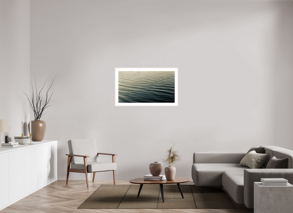 40 x 22.5″, Changeable Magnetic Frame Nordic Tide fine art print ocean waves