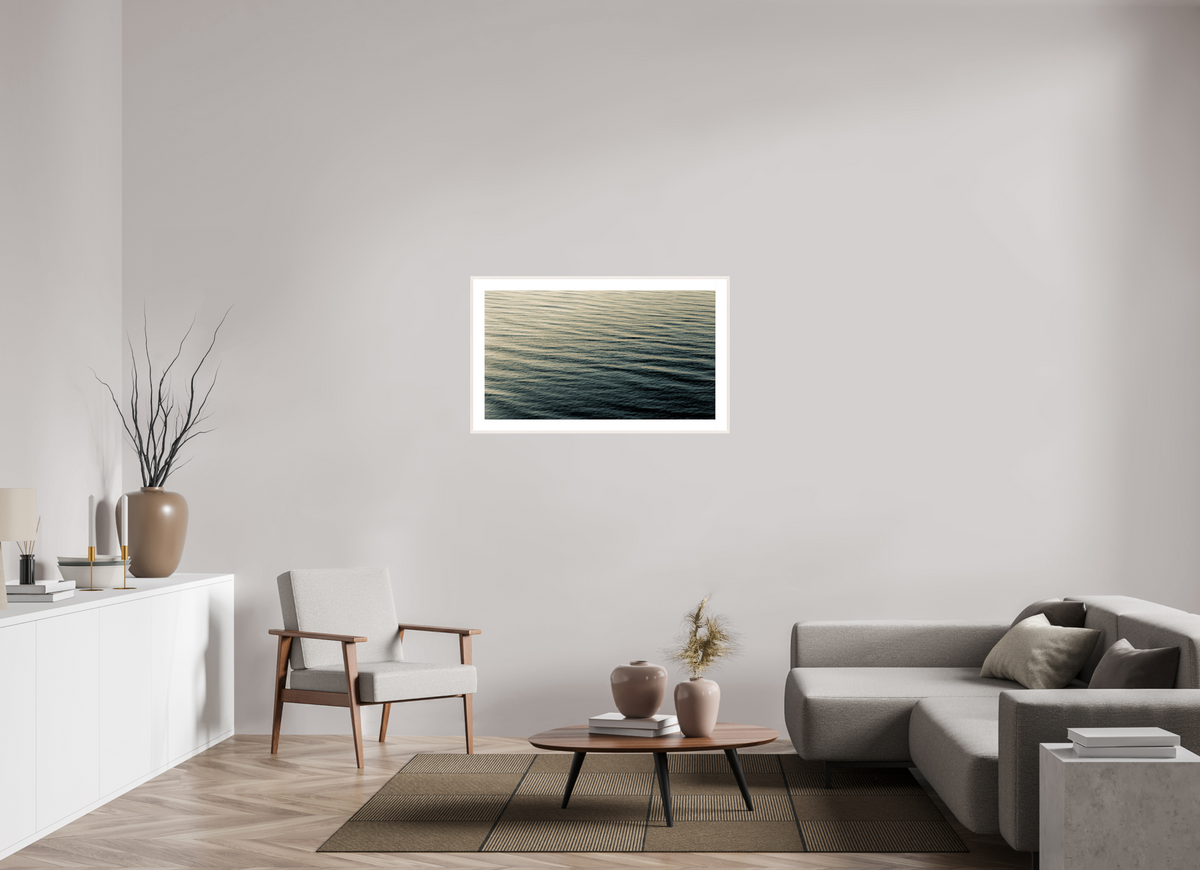 40 x 22.5″, Changeable Magnetic Frame Nordic Tide fine art print ocean waves