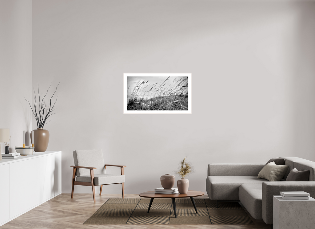 40 x 22.5″, Changeable Magnetic Frame Whispering Sea Oats