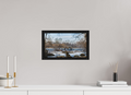 14 x 8″, Floater Frame A Study in Stillness