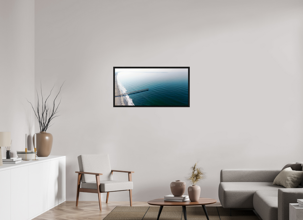39.4 x 20″, Floater Frame Ocean Serenity
