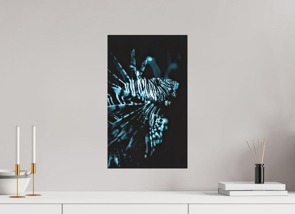 silent sovereign lionfish underwater fine art photography