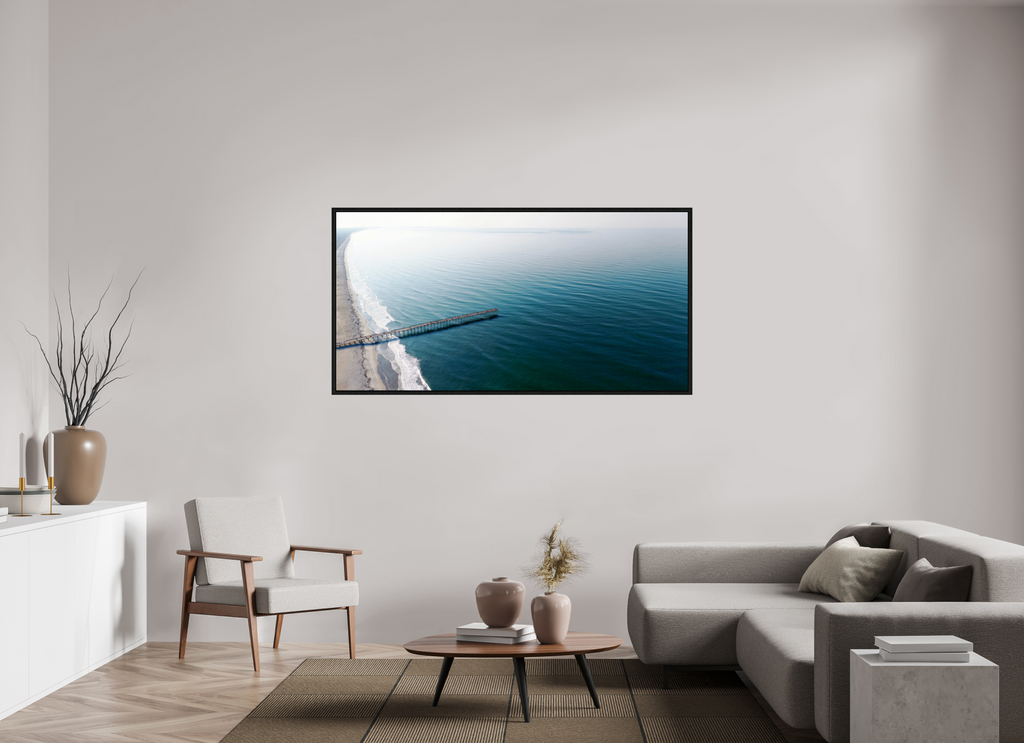 69.1 x 35″, Floater Frame Ocean Serenity