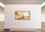 82 x 47″, Floater Frame Macro ConeMacro Cone Modern Abstract Textured Wall Art