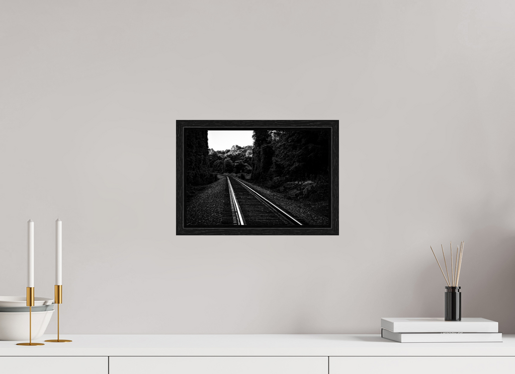 12 x 8″, Floater Frame Parallel Paths