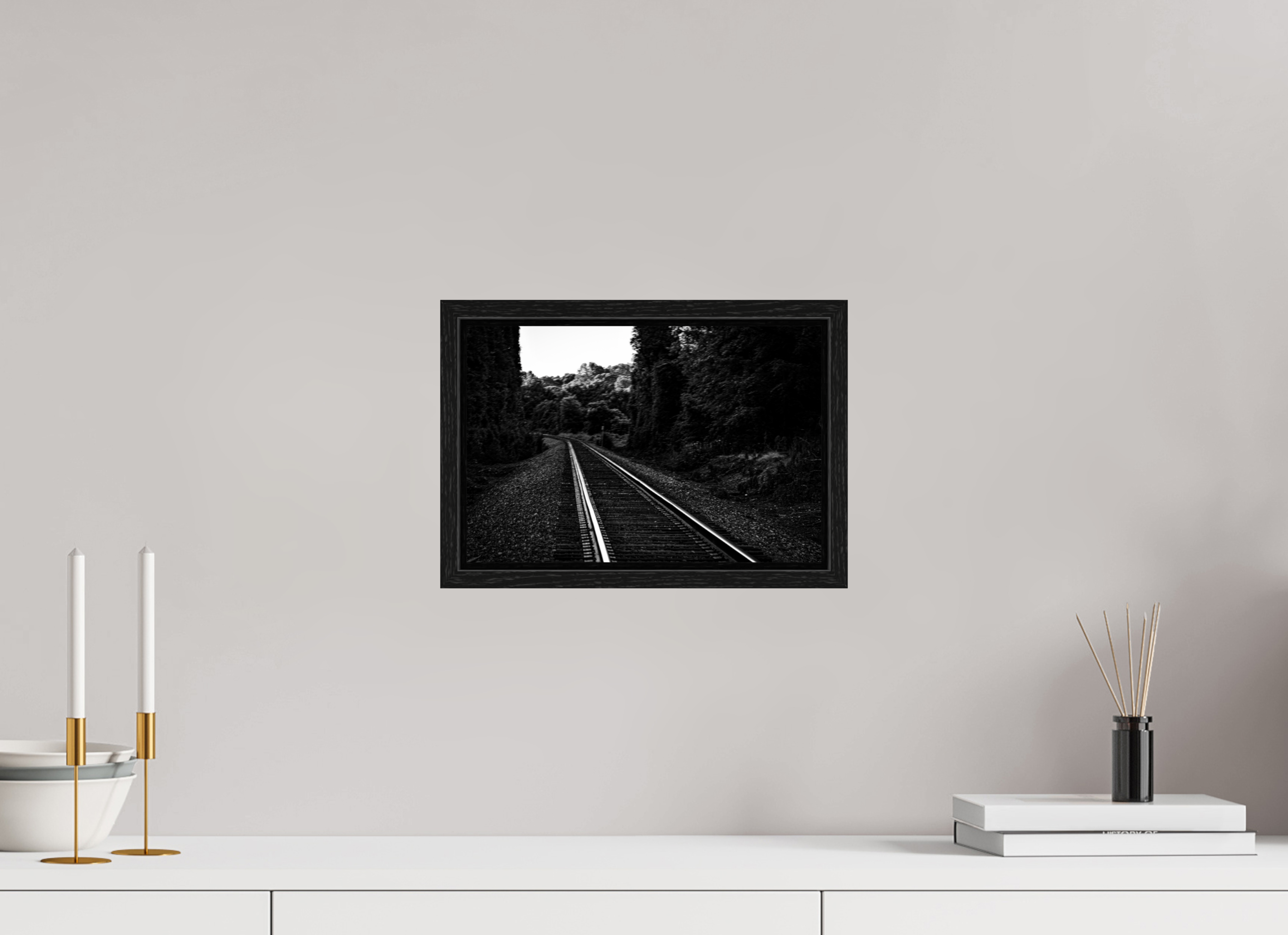 12 x 8″, Floater Frame Parallel Paths
