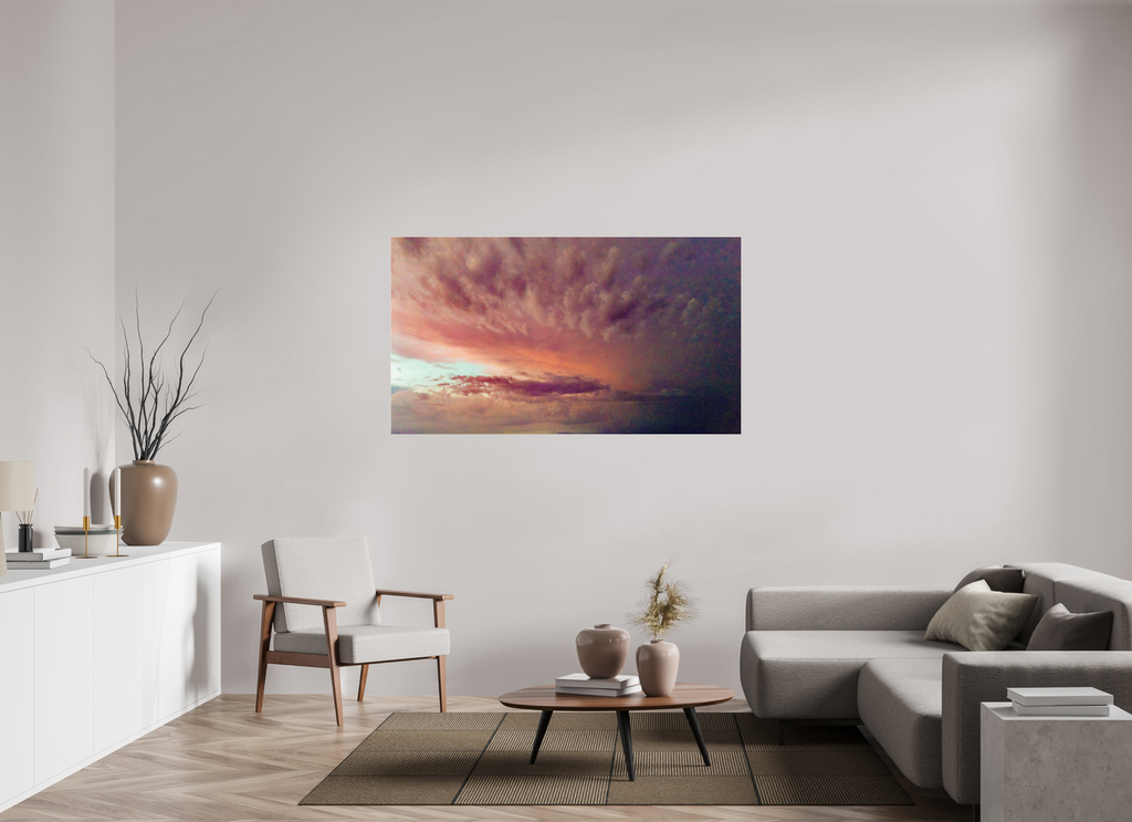 july horizon dramatic sunset coastal wall art photography